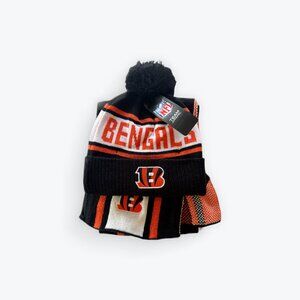 Cincinnati Bengals Winter Hat & Scarf Set